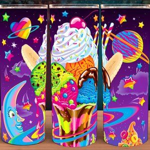 Lisa Frank 90s Galactic Sundae Ice Cream Cup Mug Tumbler 20oz